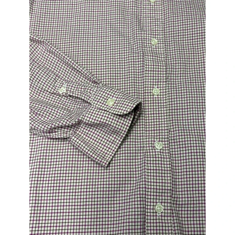 Polo Ralph Lauren Mens Checked Button Down Shirt Long Sleeve‎ Cotton XL